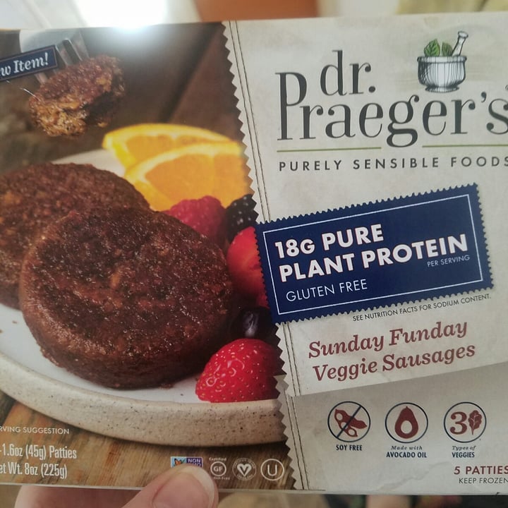 photo of Dr. Praeger's Sunday Funday Veggie Sausages shared by @joyrose on  02 Nov 2020 - review