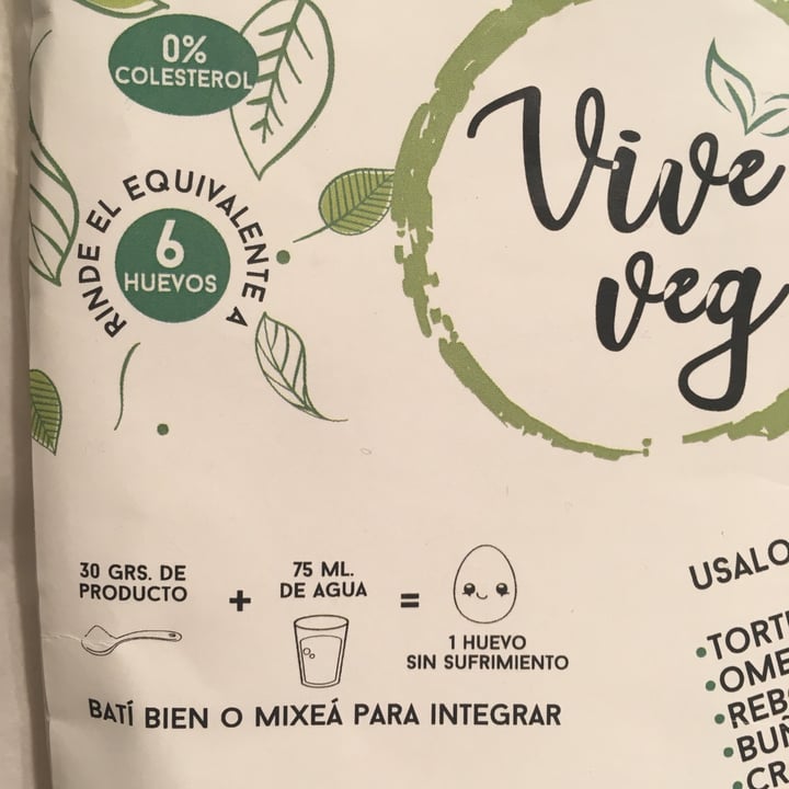 photo of Vive Veg Huevo Vegano shared by @marumarchetti on  28 Aug 2021 - review