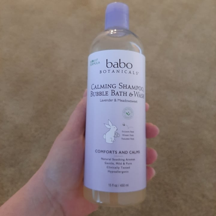 photo of Babo Botanicals calming shampoo, bubble bath & wash Lavender & Meadowsweet shared by @ednariehl on  13 May 2022 - review