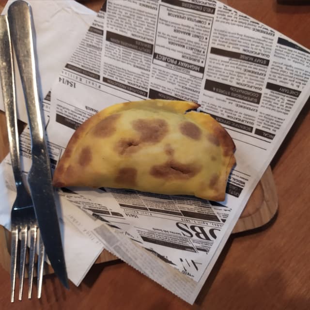 Photo of the dish “Empanada de seitán con champiñones”