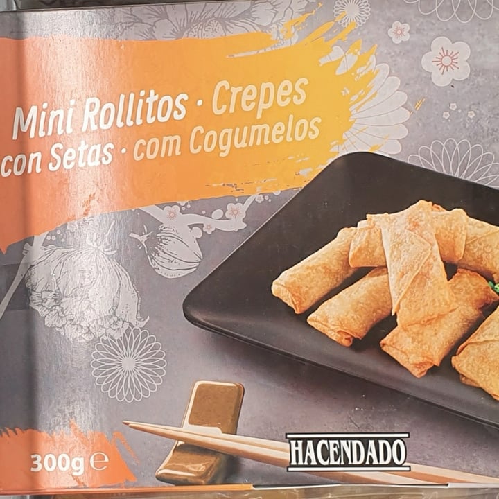 photo of Hacendado Mini Rollitos con Setas shared by @mariencd on  17 Jul 2020 - review