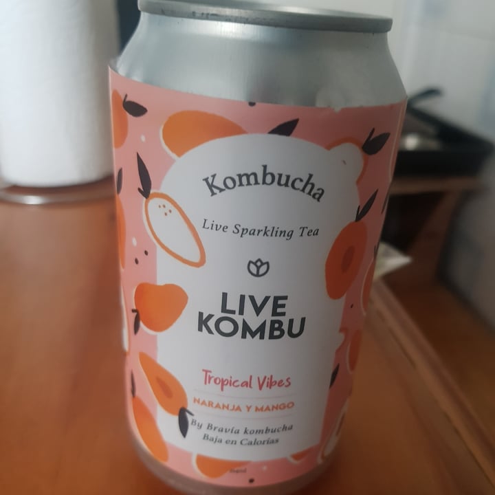 photo of Live kombu Kombucha Naranja Y Mango shared by @eugearman on  28 Apr 2022 - review