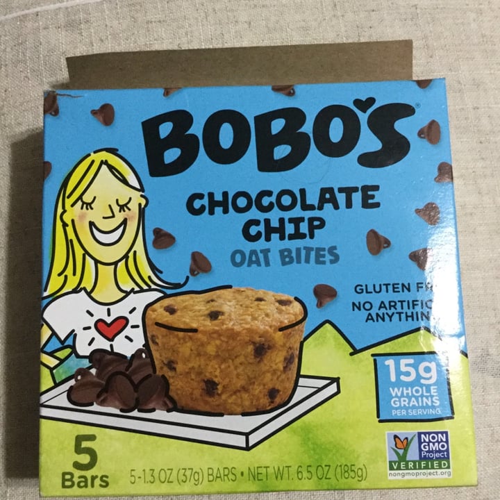 photo of Bobo's Chocolate Chip Oat Bites shared by @janetisvegan on  21 Sep 2021 - review