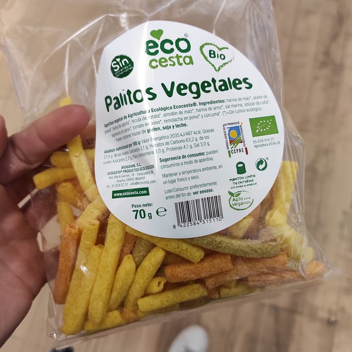 photo of Ecocesta Palitos vegetales shared by @sanm on  26 Oct 2021 - review