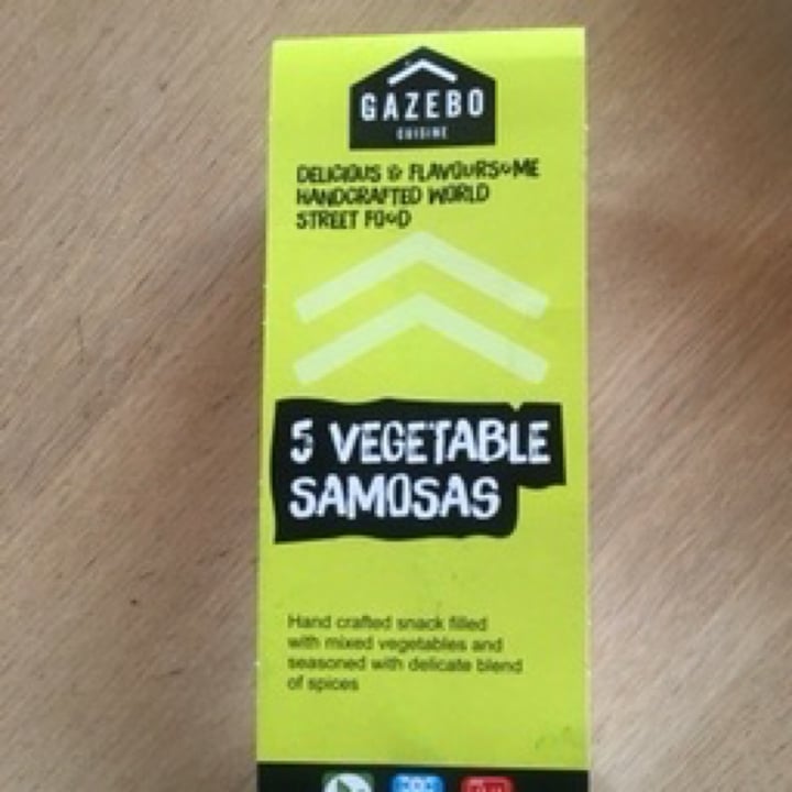 review photo of Gazebo cuisine Vegetable Samosas shared by @chazzybeanxo on 18 Aug 2020 - review