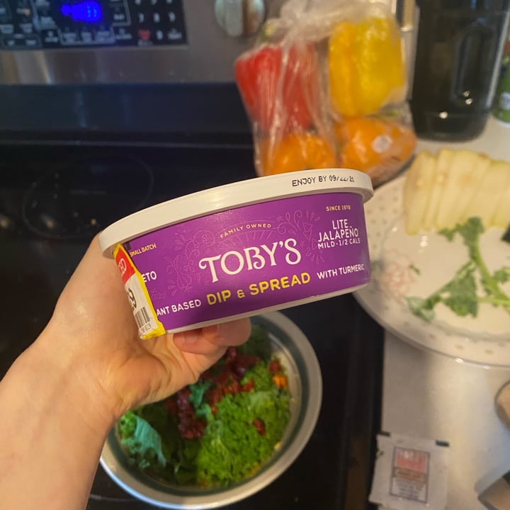 photo of Toby’s Pate Lite Jalapeño shared by @newbeeemily on  01 Oct 2021 - review