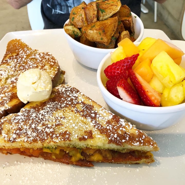 review photo of The Modern Vegan French Toast Breakfast Sandwich shared by @ryankatz on 27 Mar 2020 - review