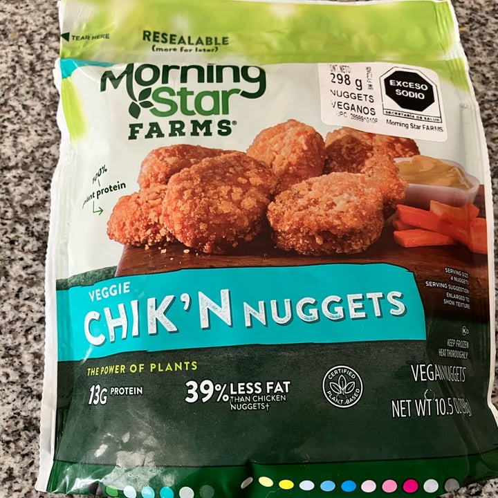 photo of MorningStar Farms Veggie Chik’ N Nuggets shared by @enriquegg on  12 Aug 2022 - review