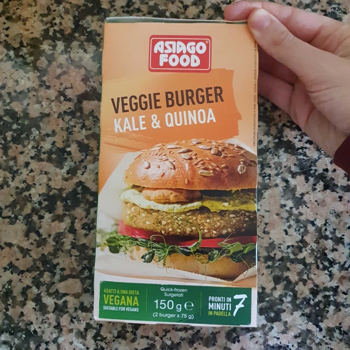 photo of Asiago food Veggie burger kale & quinoa shared by @letireds on  16 Oct 2022 - review