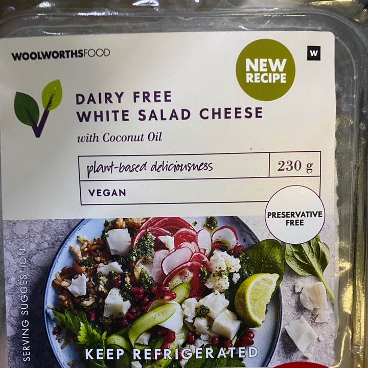 photo of Woolworths Food Dairy Free Feta Cheese shared by @rose9 on  14 Aug 2021 - review