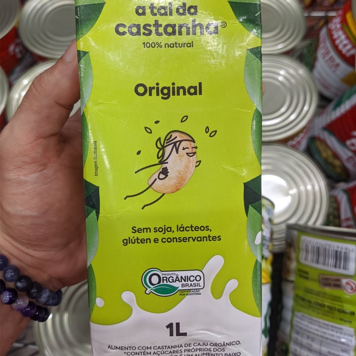 review photo of A Tal da Castanha Bebida vegetal shared by @caiqueoliveira on 21 Apr 2022 - review