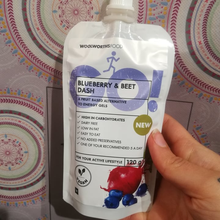 review photo of Woolworths Food Blueberry beet dash shared by @junkfoodvegans on 31 Aug 2020 - review