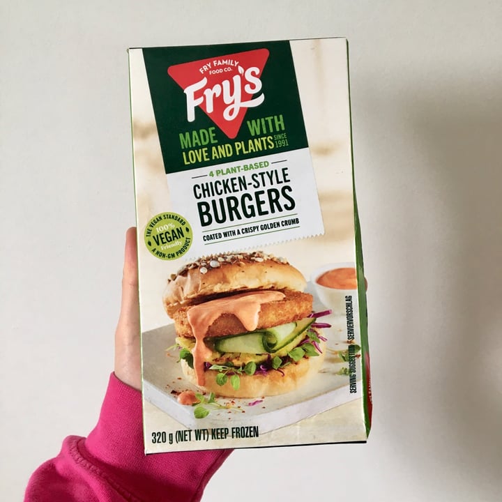 photo of Fry's Family Food Chicken-Style Burgers shared by @taz on  02 Oct 2021 - review