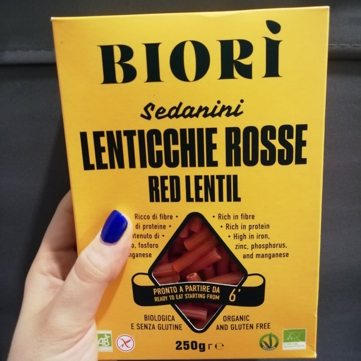 photo of Biori Biori' Sedanini di Lenticchie Rosse Bio shared by @chi90 on  05 Apr 2022 - review