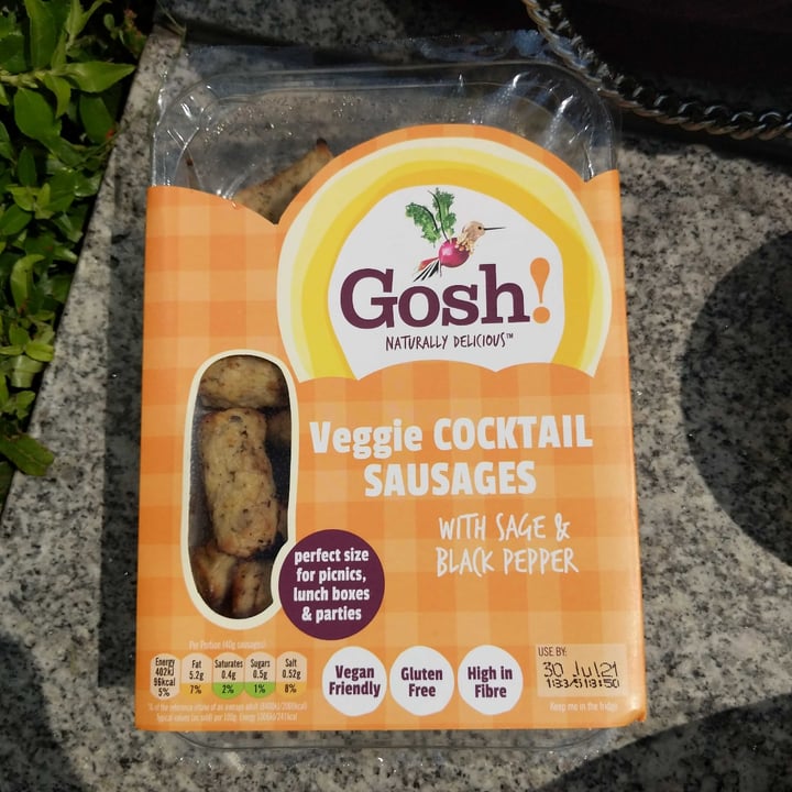 review photo of Gosh! Veggie cocktail sausages shared by @evercleargirl82 on 21 Jul 2021 - review