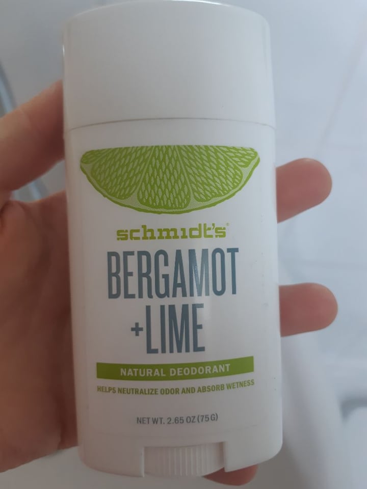 review photo of Schmidt's Bergamot + Lime Deodorant Jar shared by @mokina360 on 24 Jan 2020 - review