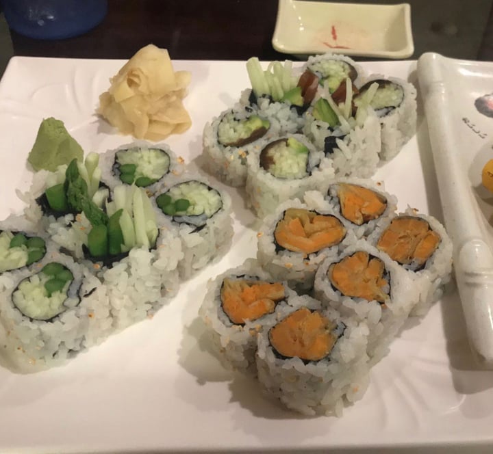 photo of Wasabi34 Vegetarian Sushi Dinner shared by @katepadula on  29 Apr 2020 - review