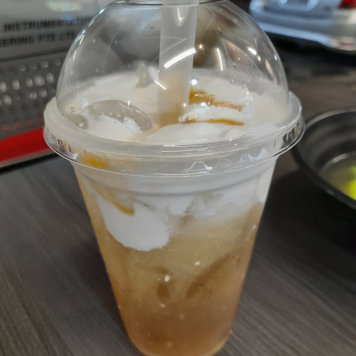 photo of Makan Vegan 斋这里 Syed Alwi Vegetarian creamy spagetti, wantan soup & creme wintermelon drink shared by @vivienwsw on  26 Jul 2022 - review