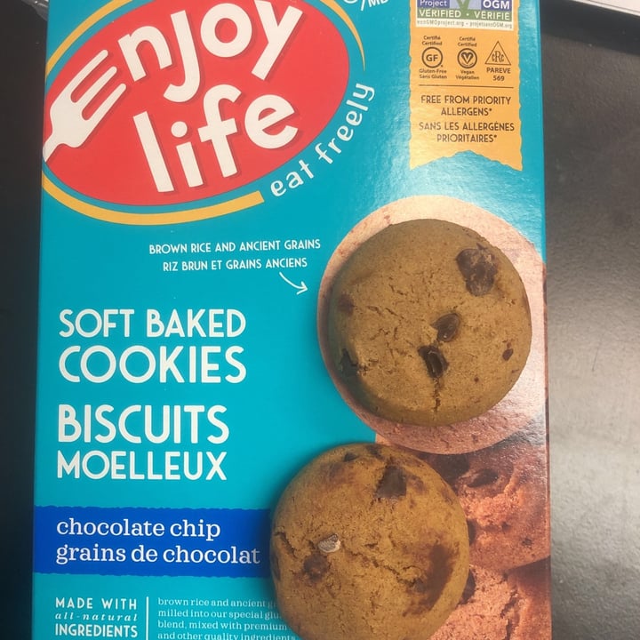 photo of Enjoy Life Soft Baked Cookies Chocolate Chip shared by @northstarvegan on  05 Apr 2021 - review