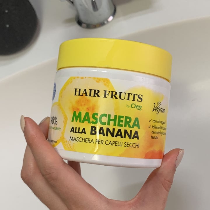 photo of Cien Hair fruit Maschera Alla Banana shared by @claudia1698 on  31 May 2022 - review