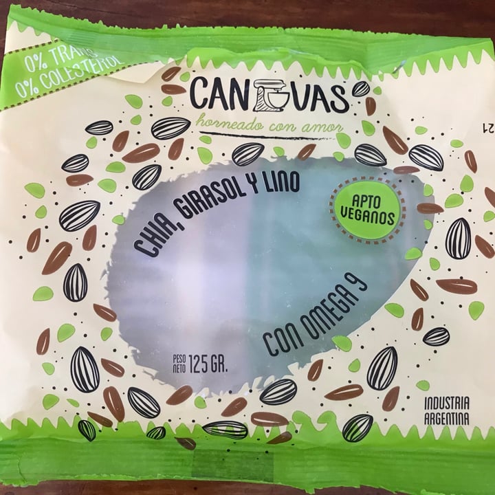 review photo of Canvas Galletitas de chia, girasol y lino shared by @aluhcibag84 on 23 Jan 2021 - review