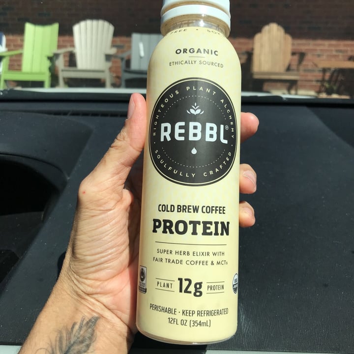 photo of REBBL Cold brew coffee protein drink shared by @leah on  26 May 2019 - review