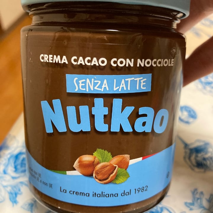 photo of Nutkao Crema cacao con nocciole Senza latte shared by @cico777 on  06 Oct 2022 - review
