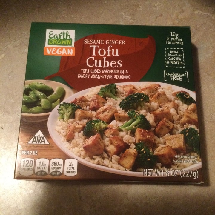 review photo of Earth Grown Sesame Ginger Tofu Cubes shared by @pattyrf on 15 Sep 2021 - review