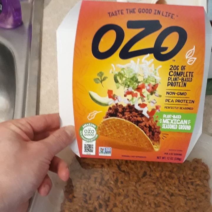 photo of Ozo Plant Based Mexican Seasoned Ground shared by @m5giora on  09 Apr 2022 - review