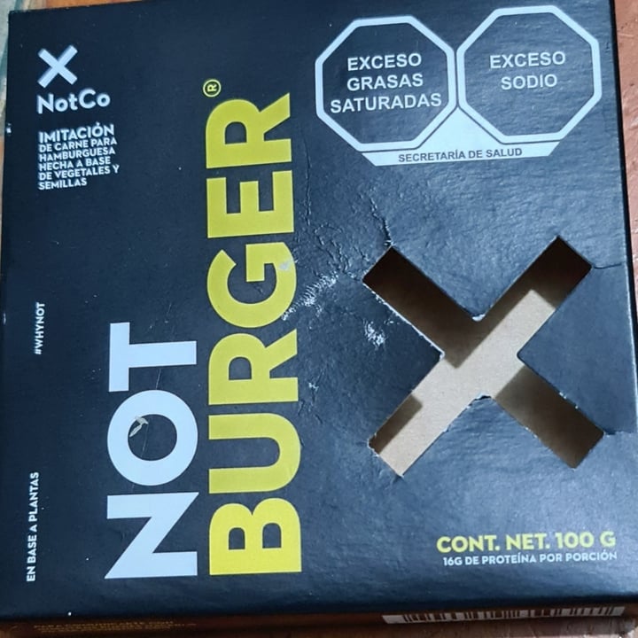 photo of NotCo Not Burger shared by @aarongardle on  11 Aug 2021 - review