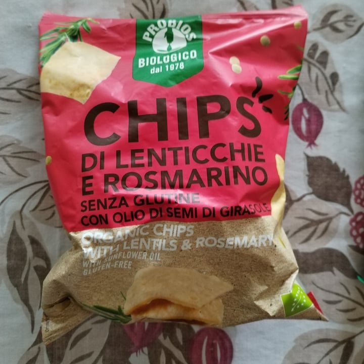 photo of Probios chips Di Lenticchie E Rosmarino shared by @carolinag on  27 Sep 2022 - review