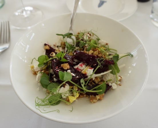 photo of Restaurant at Hotel Tresanton Salad of the Day shared by @ashleytknight5 on  02 Apr 2018 - review