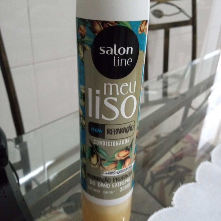 review photo of Salon line Condicionador Meu Liso Argan Reparação shared by @sandramaximo on 10 Jul 2021 - review