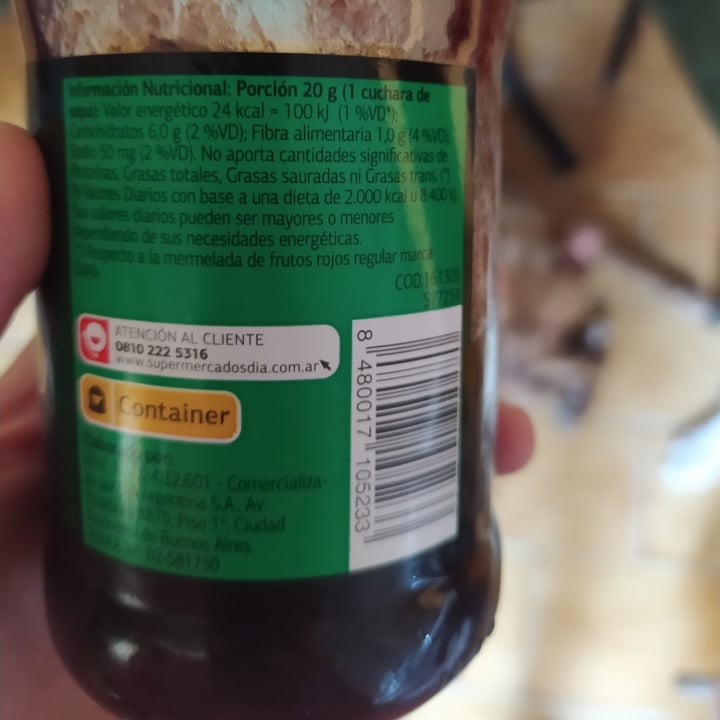 review photo of Dia% Mermelada de Frutos Rojos shared by @ssofiagustina on 16 Nov 2021 - review