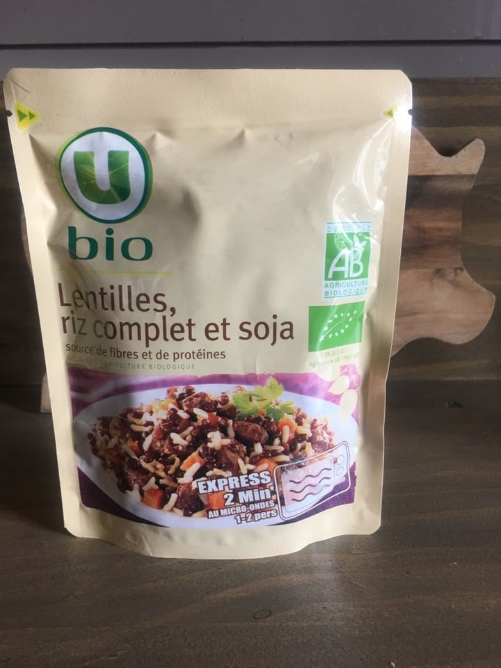 photo of Marque U Lentilles, Riz Complet Et Soja shared by @bibounefamily on  15 Mar 2020 - review