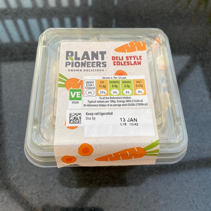 photo of Plant Pioneers Coleslaw shared by @chloe20 on  09 Jan 2021 - review