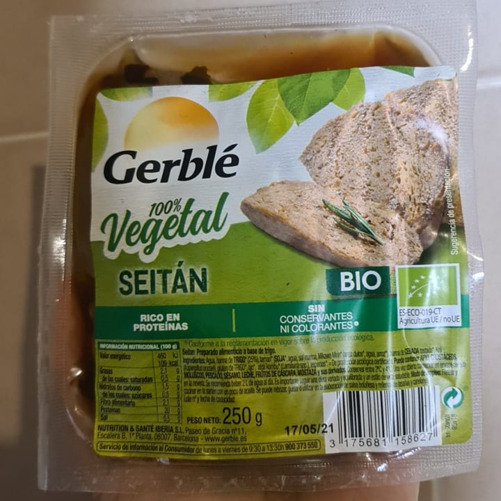 photo of Gerblé Seitan shared by @mariencd on  18 Apr 2021 - review
