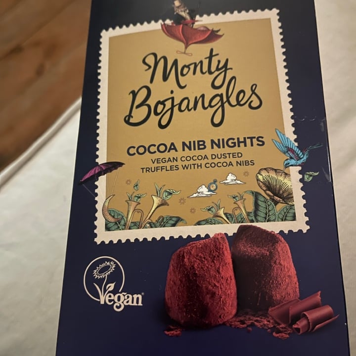 photo of Monty bojangles Cocoa Nib Nights Truffles shared by @katmarievegan on  11 Nov 2022 - review