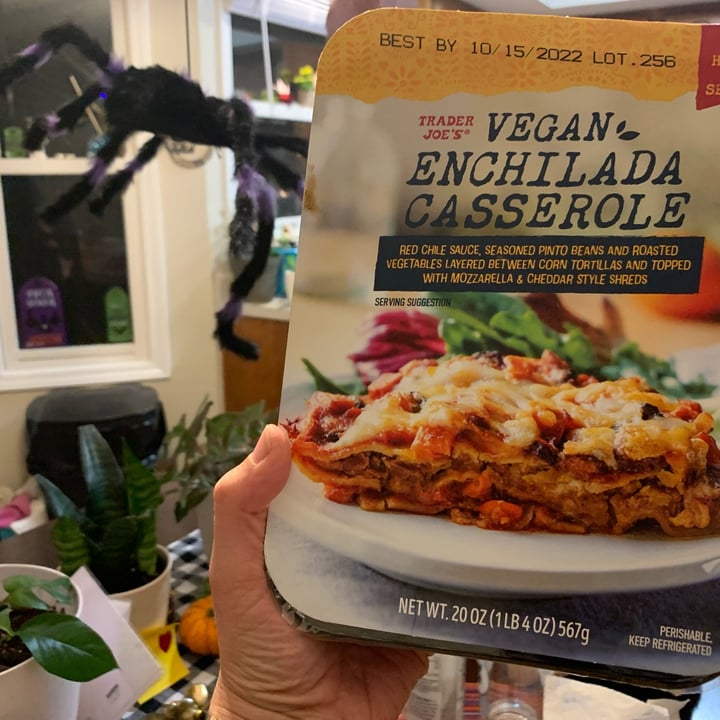 photo of Trader Joe's Vegan Enchilada Casserole shared by @allhess on  23 Oct 2022 - review