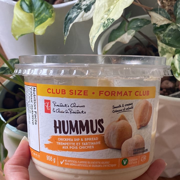 photo of President's Choice Chickpea Hummus shared by @decitoe on  29 Sep 2021 - review
