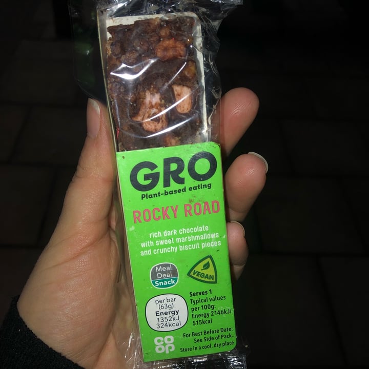 review photo of GRO Plant-based eating Rocky Road shared by @glowria on 03 Apr 2022 - review