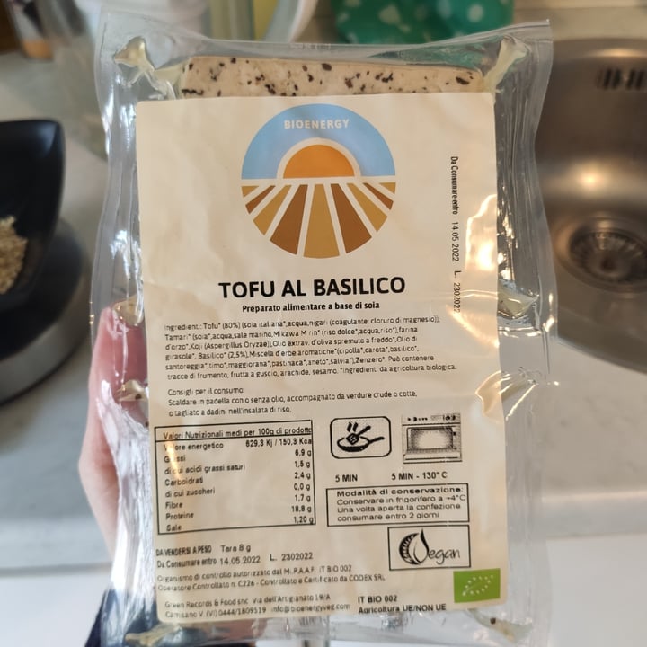 photo of bioenergy tofu al basilico shared by @tipsyballoons on  07 Apr 2022 - review