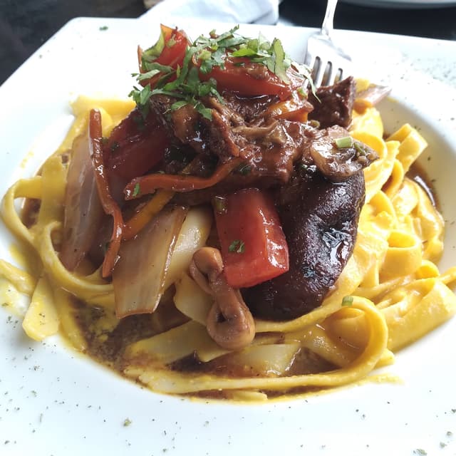 Photo of the dish “Fetuchini a la Huancaína”