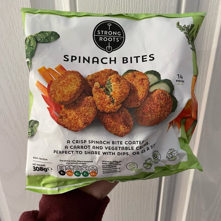 photo of Strong Roots Spinach Bites shared by @appleappleamanda on  27 Nov 2022 - review