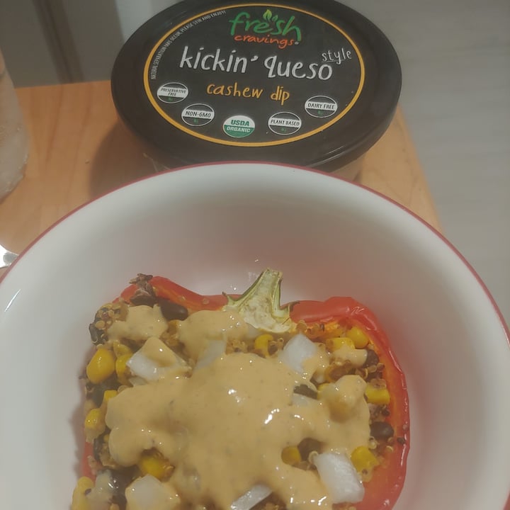 photo of Fresh Cravings kickin cashew queso dip shared by @sunshinefairytale on  15 Oct 2020 - review