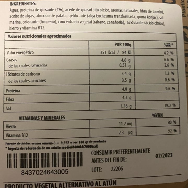 review photo of Current Foods Current Tuna Filet shared by @beaandveganfood on 22 Nov 2022 - review