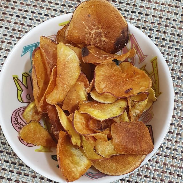 Photo du plat “Chips de Mandioquinha da Casa”