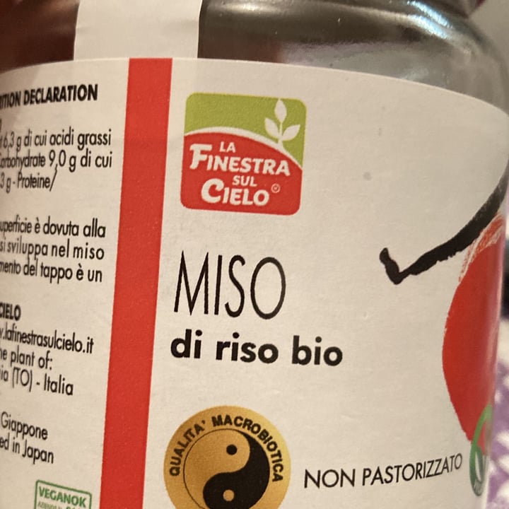 photo of La Finestra Sul Cielo Miso di riso bio shared by @xiaohua on  24 Nov 2021 - review