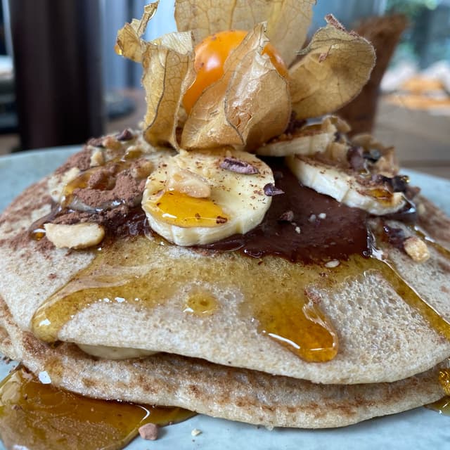 「Pancakes Cioccolata E Banana」の料理の写真