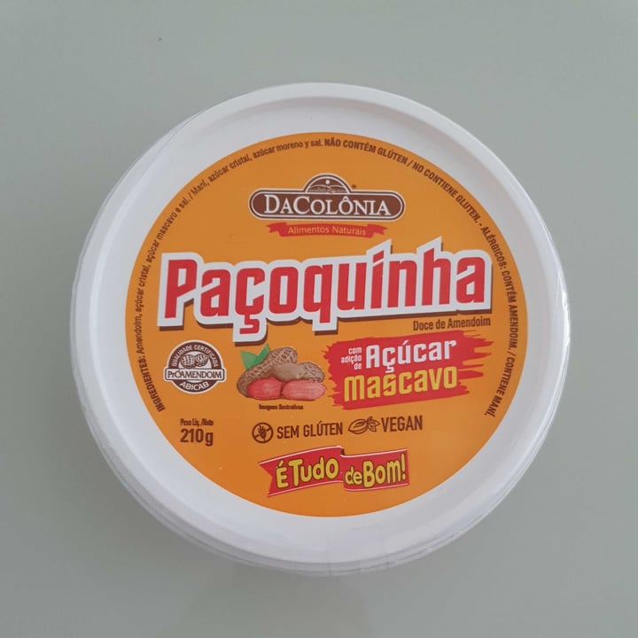 photo of DaColônia Paçoquinha Açúar Mascavo  shared by @dicelialuzia on  17 Jun 2022 - review
